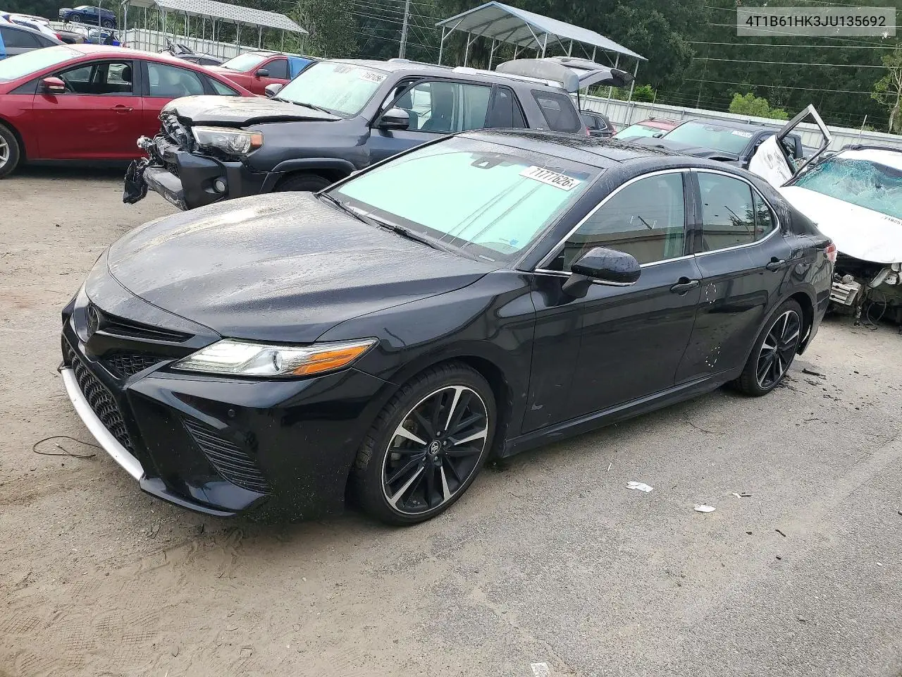 TOYOTA CAMRY 2018, VIN 4T1B61HK3JU135692