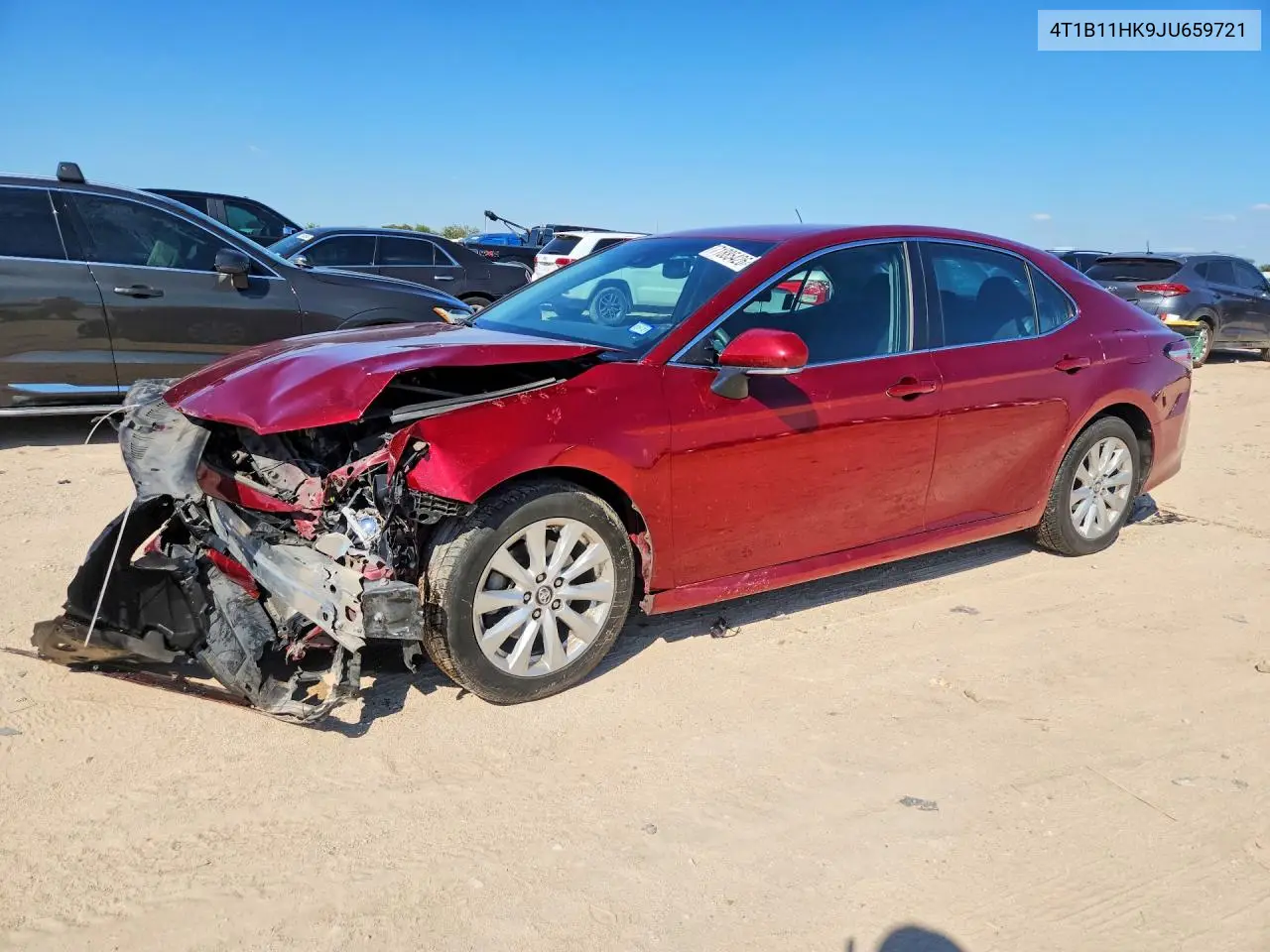 TOYOTA CAMRY 2018, VIN 4T1B11HK9JU659721