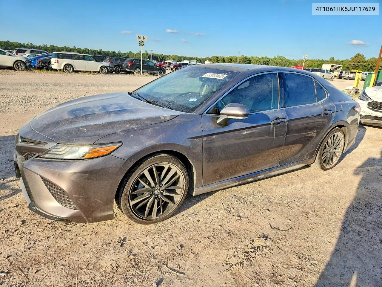 TOYOTA CAMRY 2018, VIN 4T1B61HK5JU117629