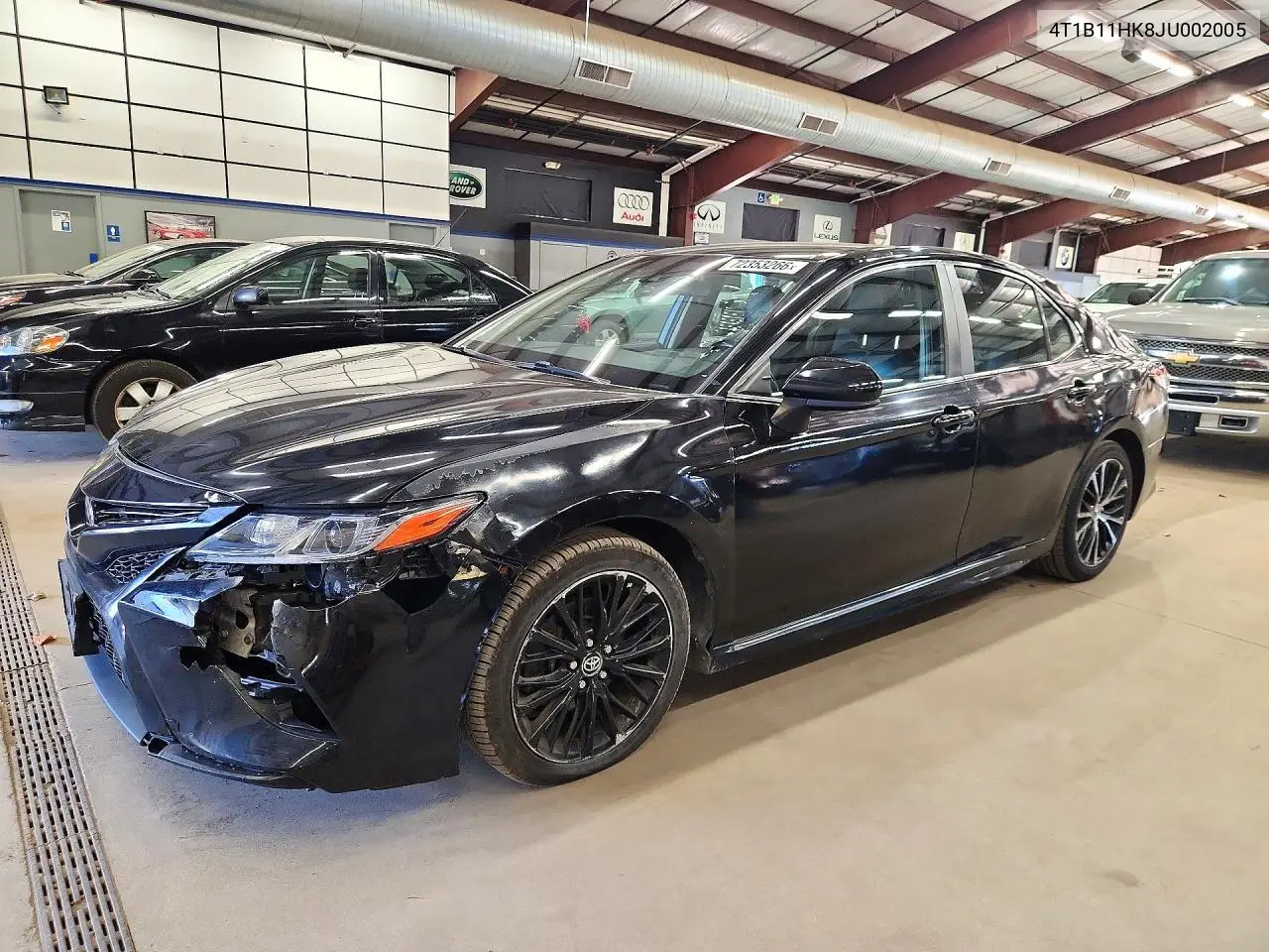 TOYOTA CAMRY 2018, VIN 4T1B11HK8JU002005