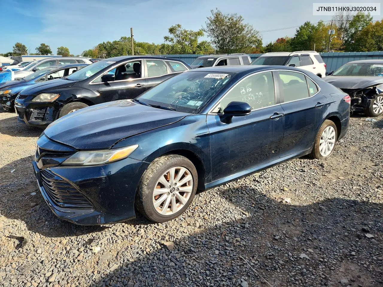 TOYOTA CAMRY 2018, VIN JTNB11HK9J3020034
