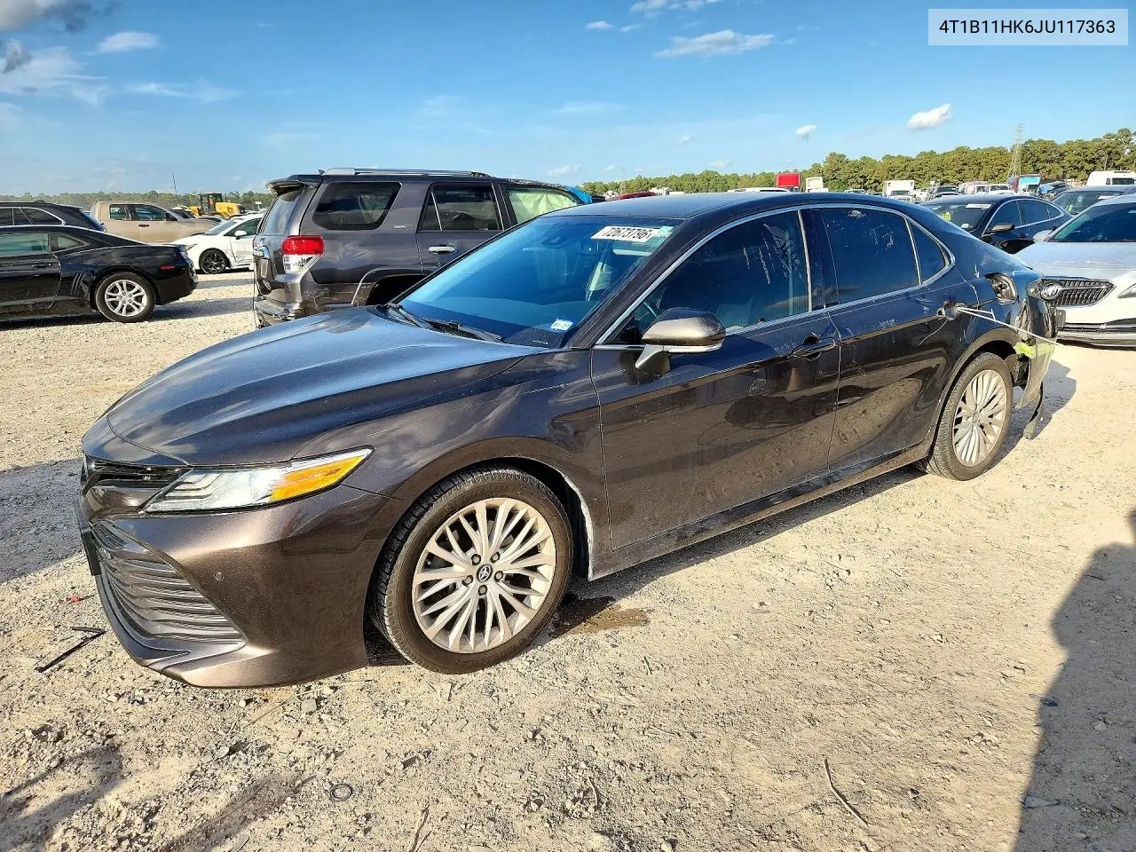 TOYOTA CAMRY 2018, VIN 4T1B11HK6JU117363