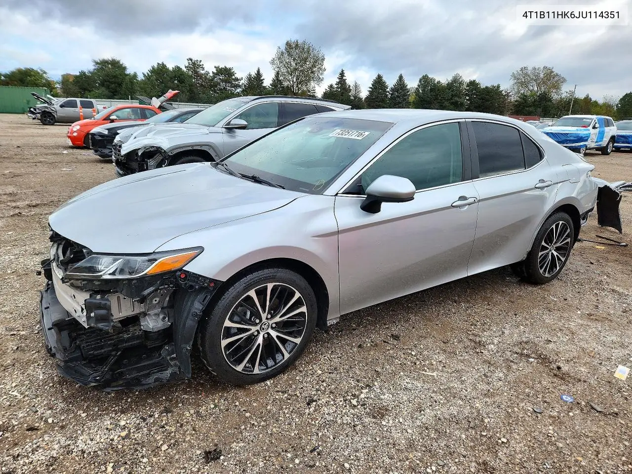 TOYOTA CAMRY 2018, VIN 4T1B11HK6JU114351