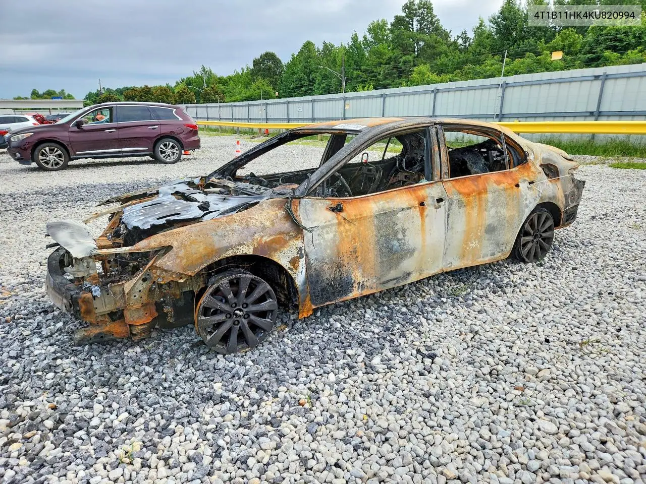 TOYOTA CAMRY 2019, VIN 4T1B11HK4KU820994