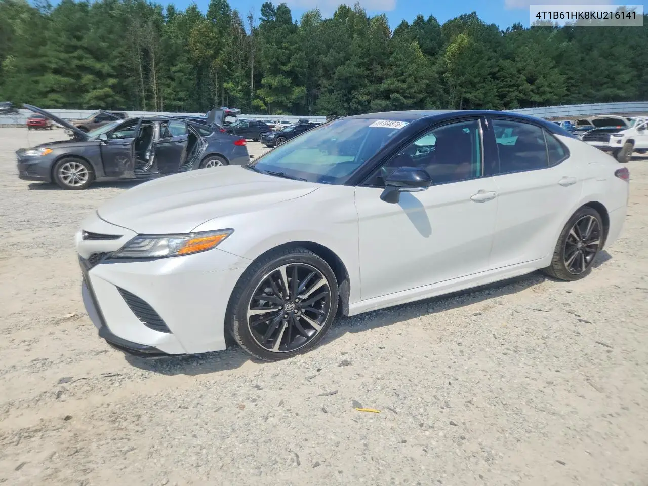 TOYOTA CAMRY 2019, VIN 4T1B61HK8KU216141