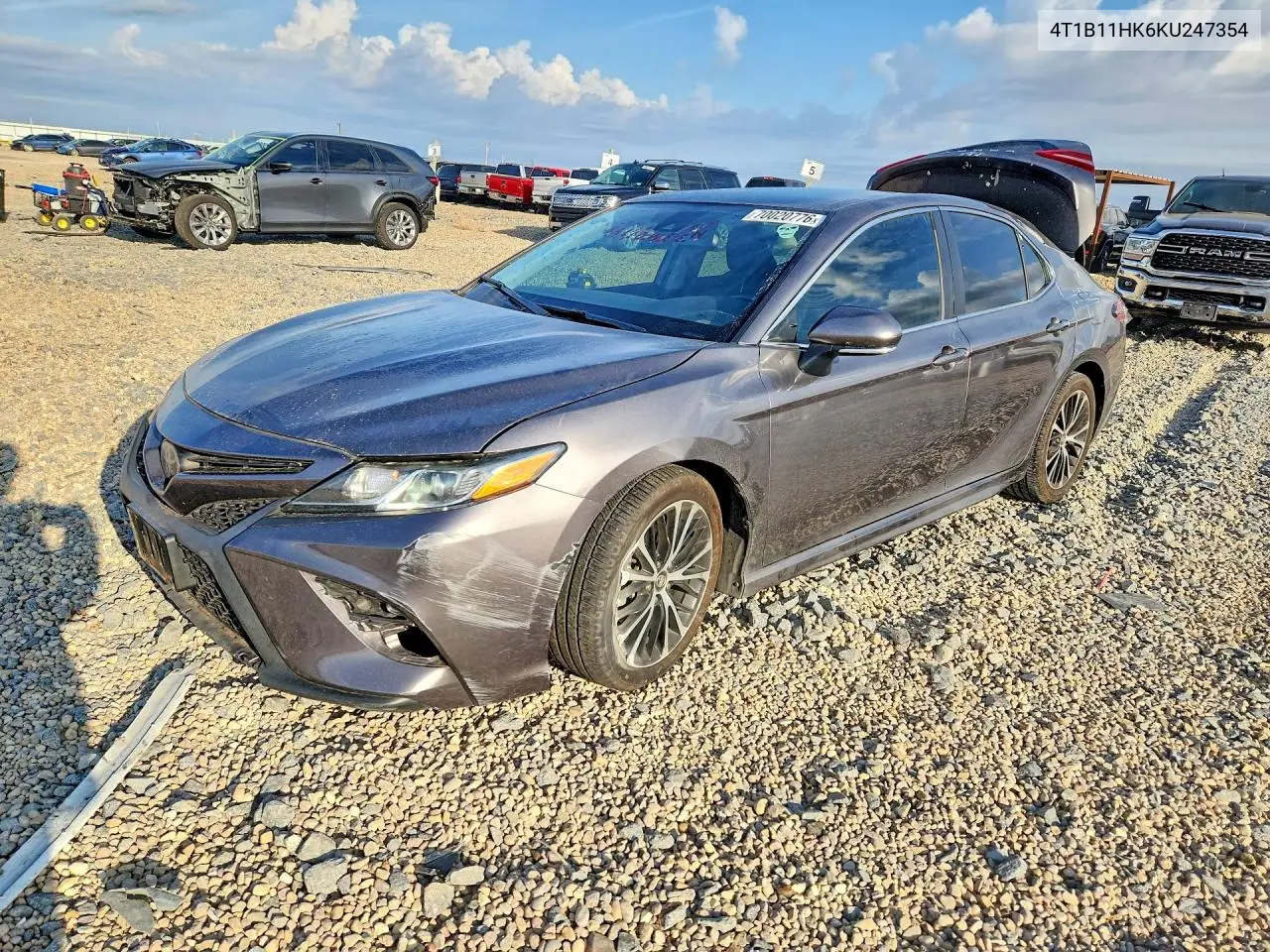TOYOTA CAMRY 2019, VIN 4T1B11HK6KU247354