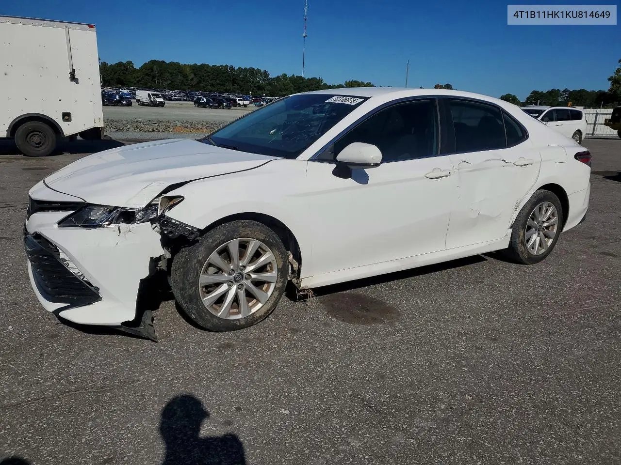 TOYOTA CAMRY 2019, VIN 4T1B11HK1KU814649