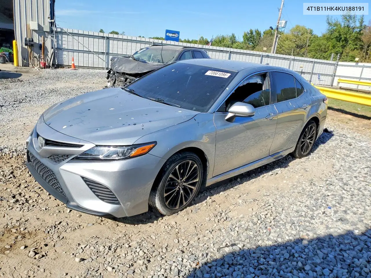 TOYOTA CAMRY 2019, VIN 4T1B11HK4KU188191