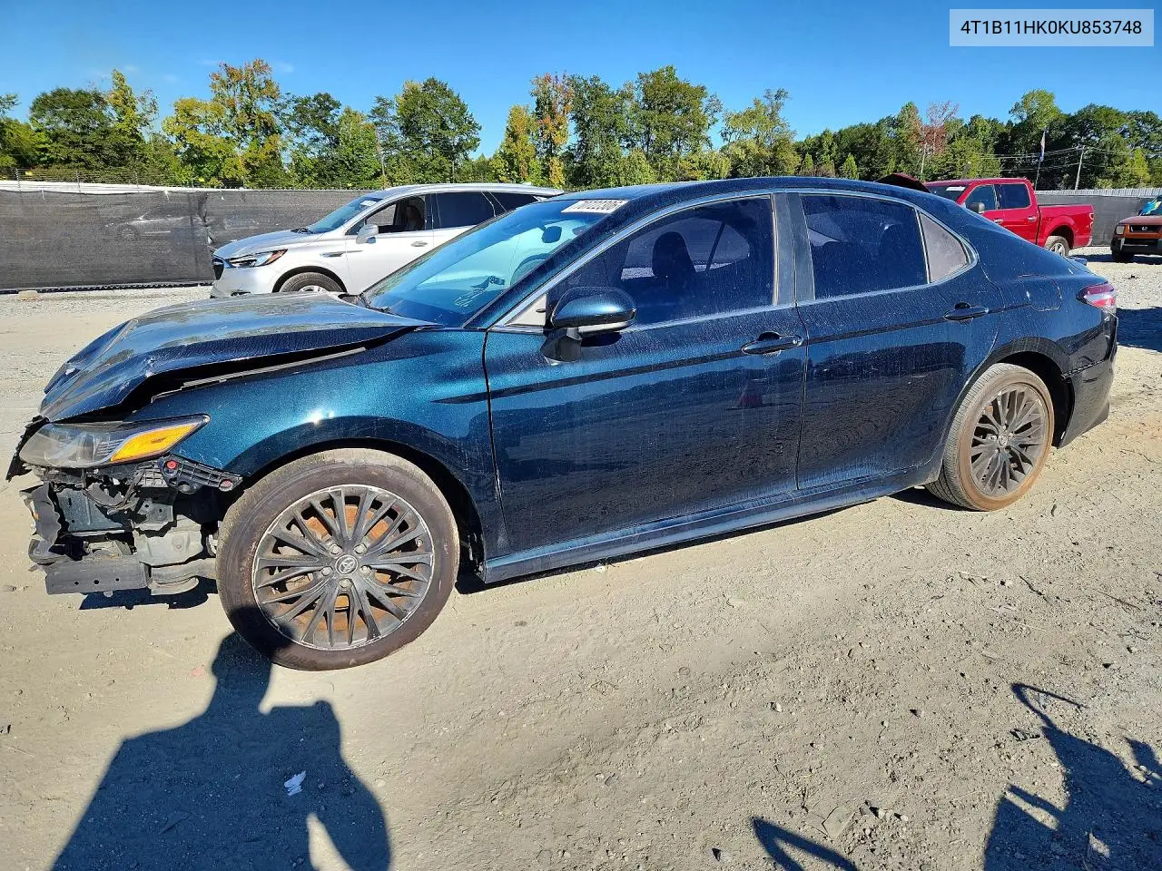 TOYOTA CAMRY 2019, VIN 4T1B11HK0KU853748
