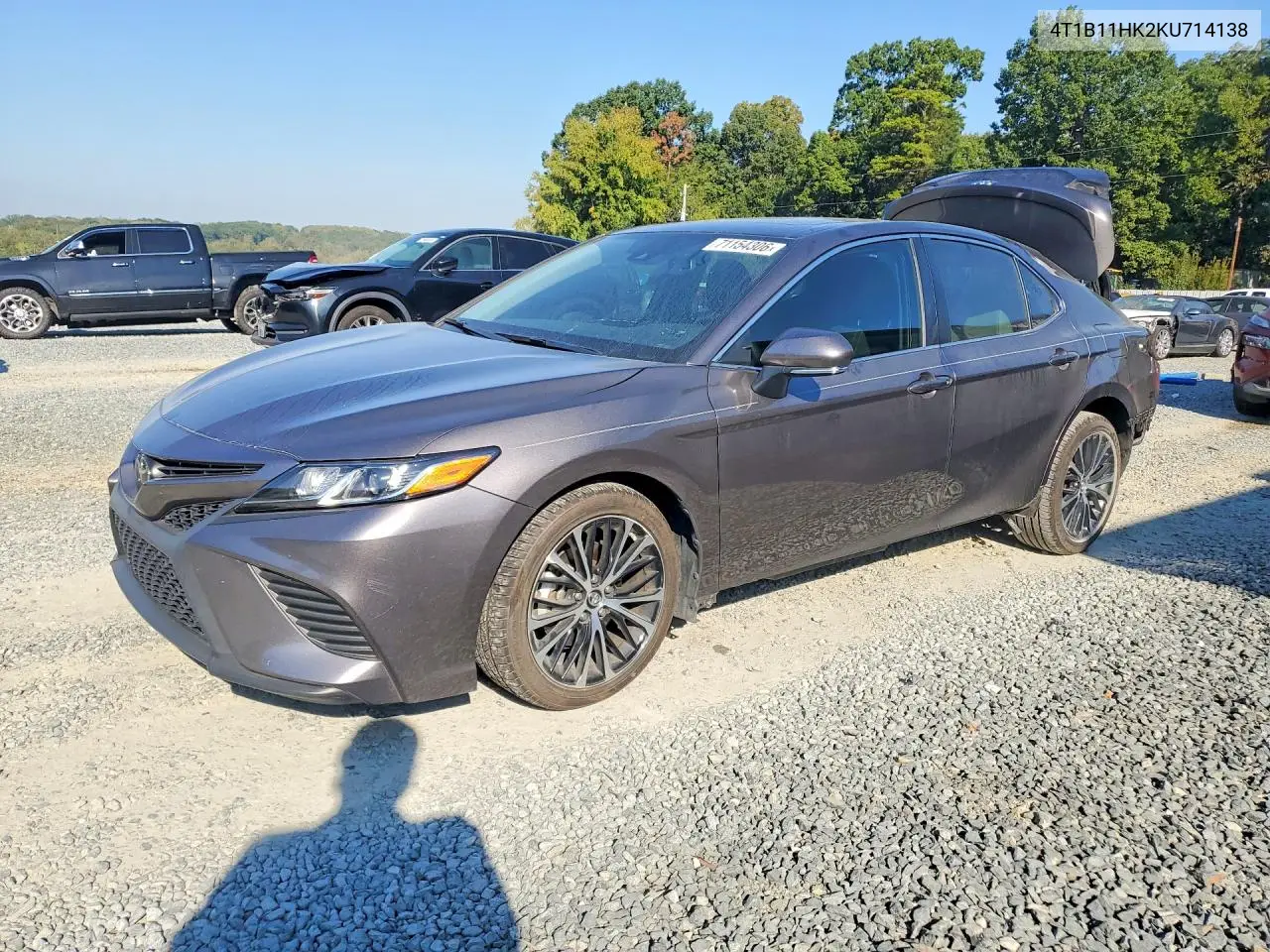 TOYOTA CAMRY 2019, VIN 4T1B11HK2KU714138
