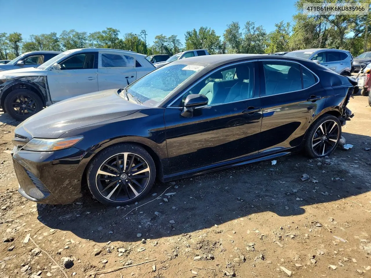 TOYOTA CAMRY 2019, VIN 4T1B61HK6KU835966