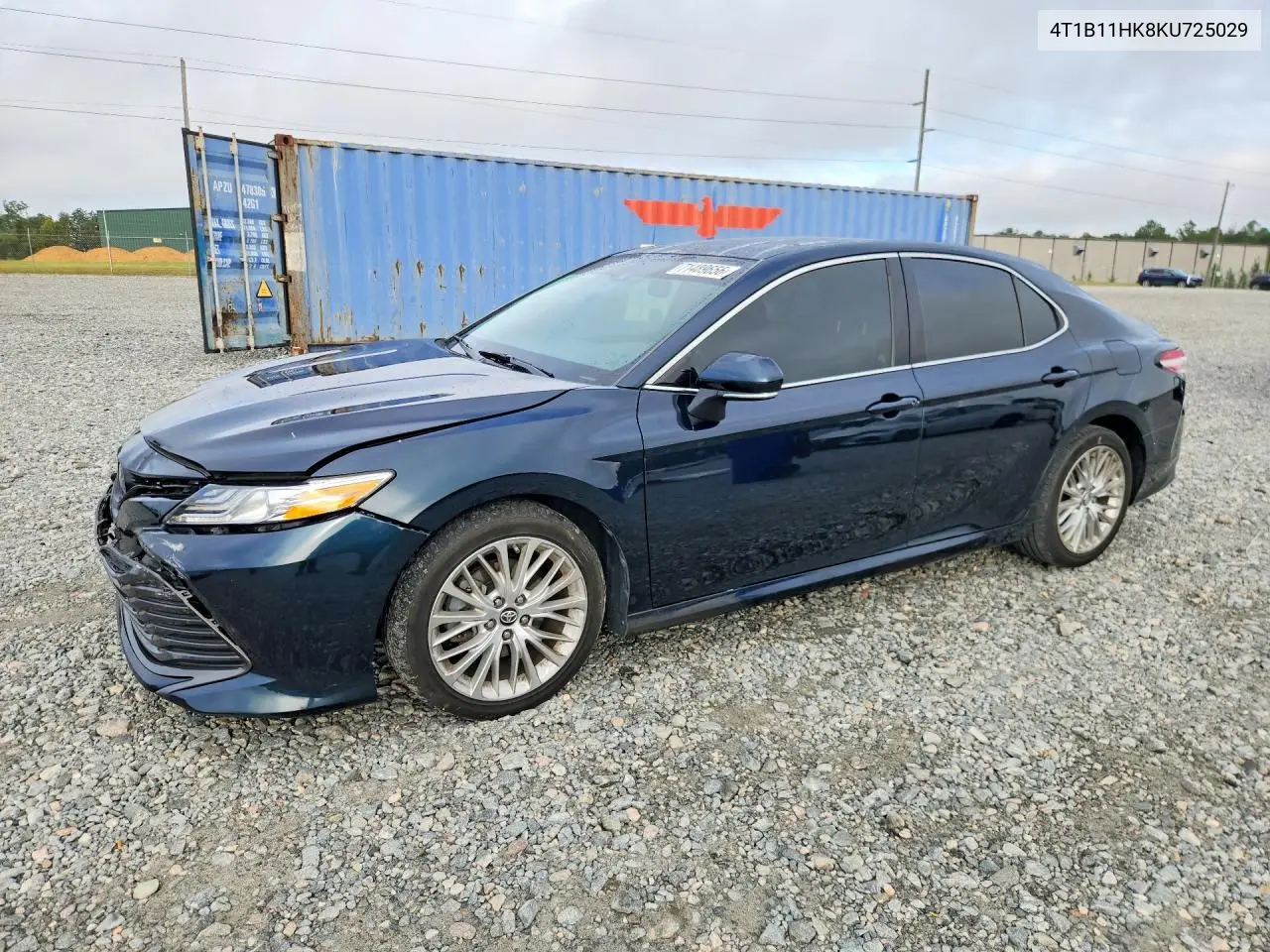 TOYOTA CAMRY 2019, VIN 4T1B11HK8KU725029