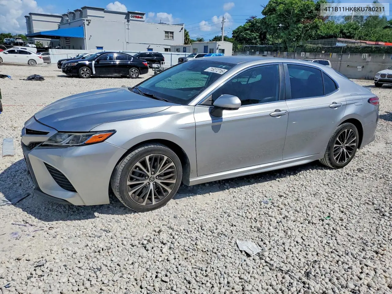 TOYOTA CAMRY 2019, VIN 4T1B11HK8KU780211