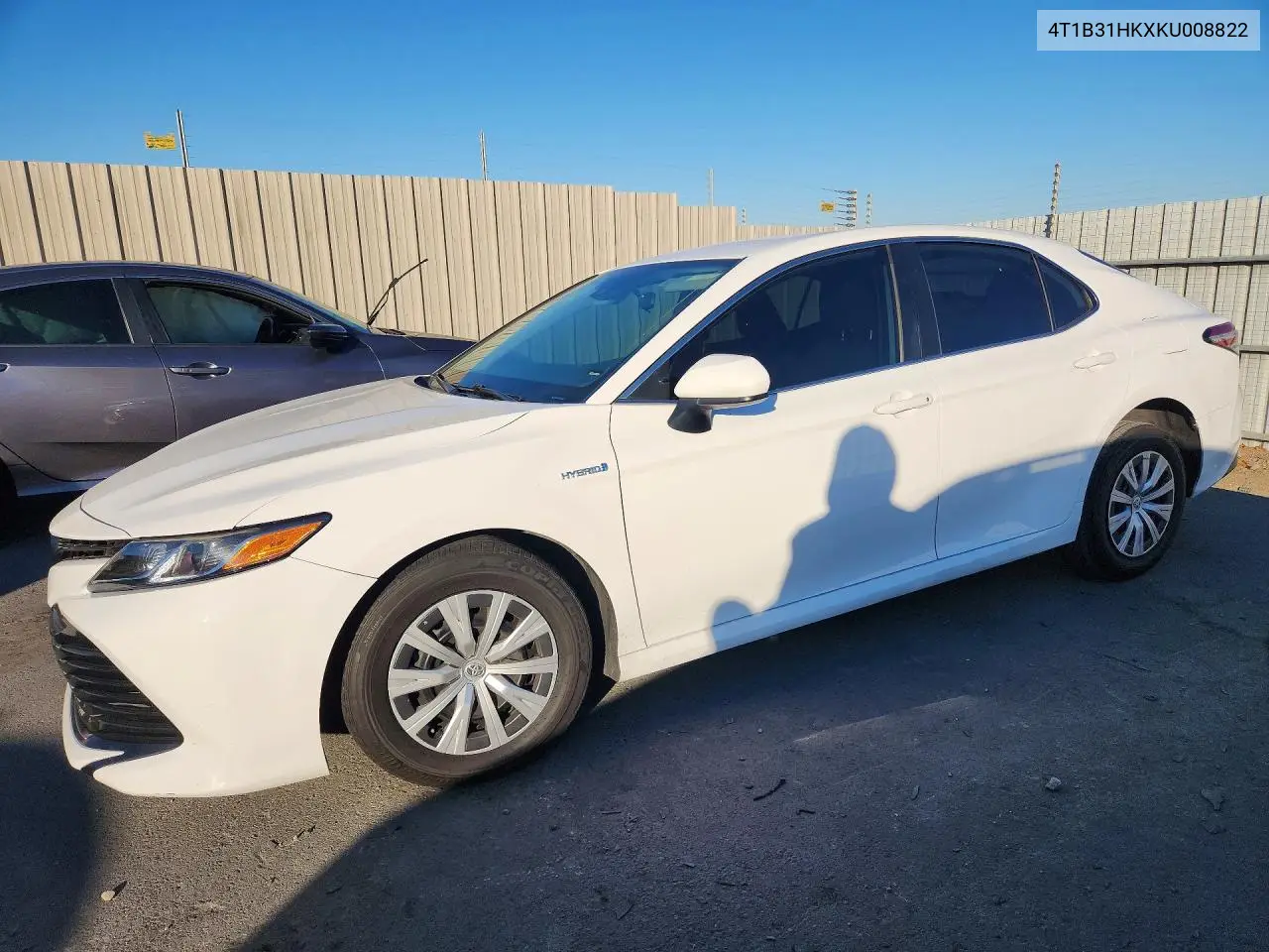 TOYOTA CAMRY 2019, VIN 4T1B31HKXKU008822