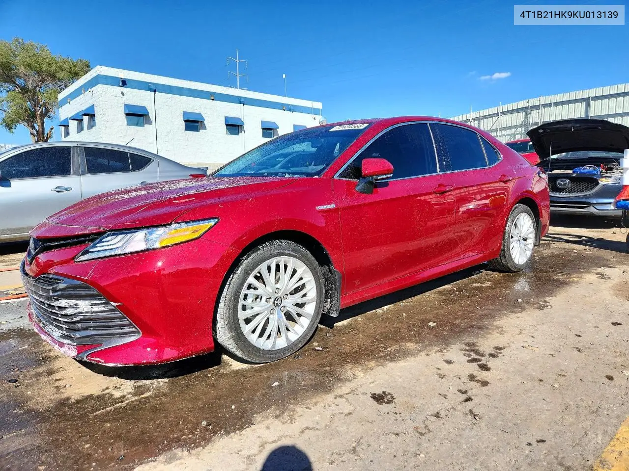 TOYOTA CAMRY 2019, VIN 4T1B21HK9KU013139
