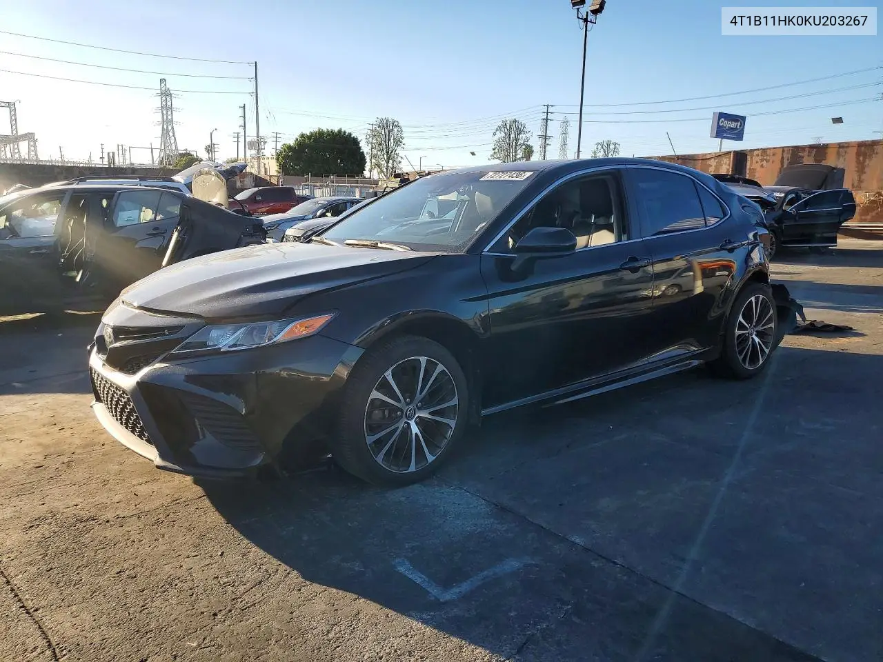 TOYOTA CAMRY 2019, VIN 4T1B11HK0KU203267
