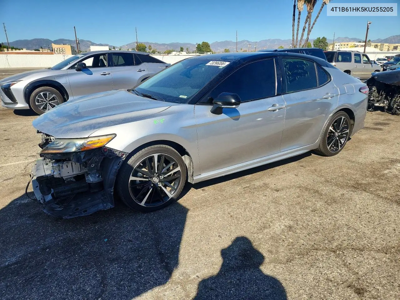 TOYOTA CAMRY 2019, VIN 4T1B61HK5KU255205