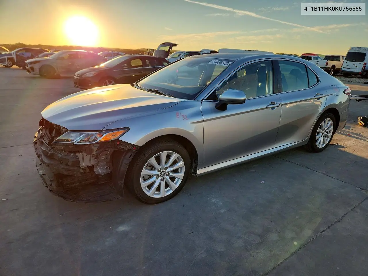 TOYOTA CAMRY 2019, VIN 4T1B11HK0KU756565