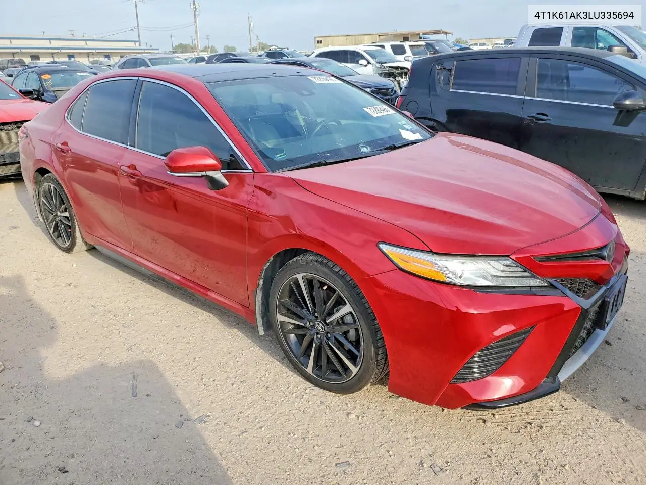 2020 TOYOTA CAMRY VIN 4T1K61AK3LU335694 — фото 4