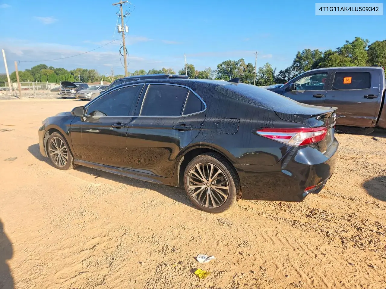 2020 TOYOTA CAMRY VIN 4T1G11AK4LU509342 — фото 2