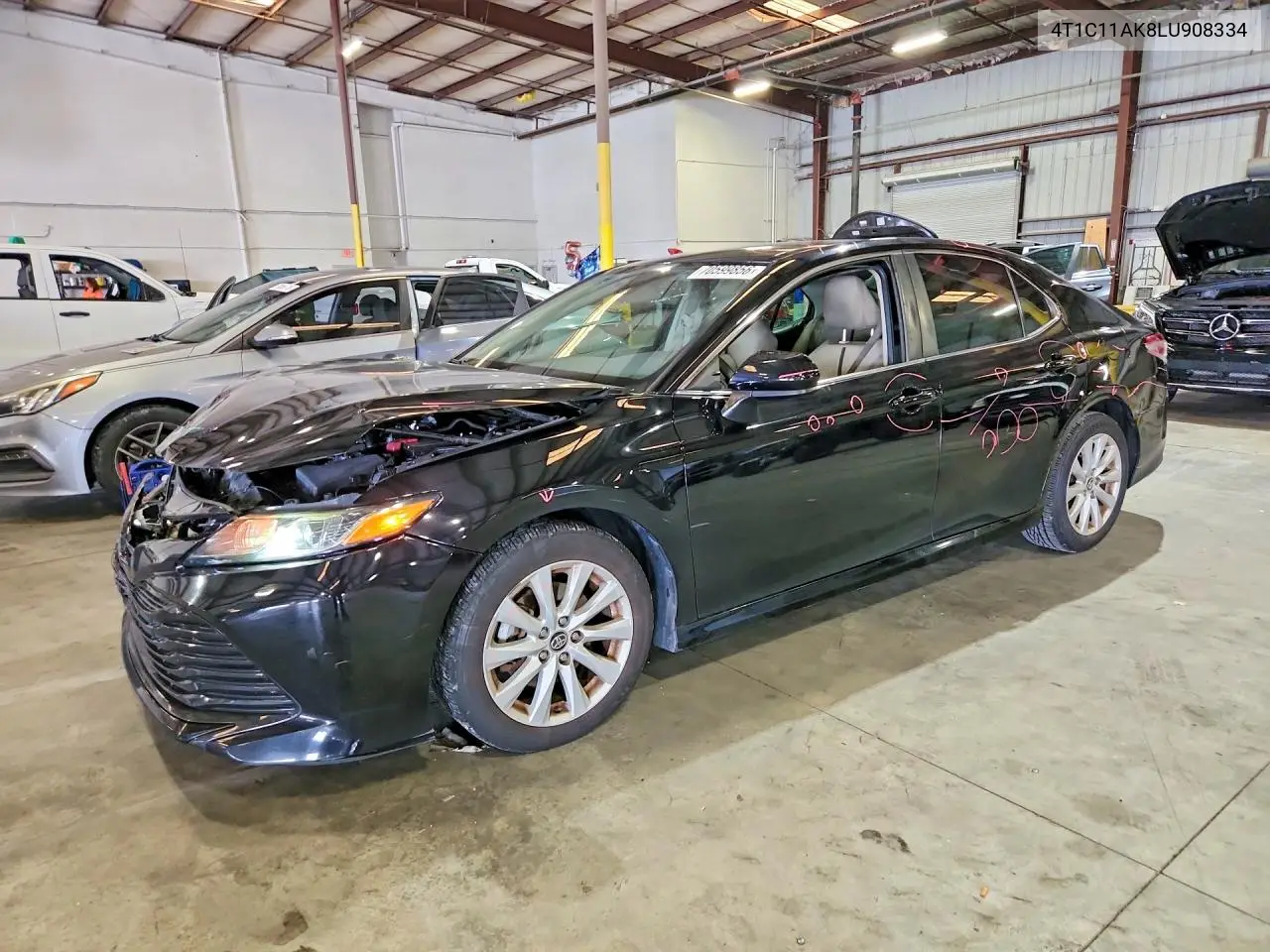 TOYOTA CAMRY 2020, VIN 4T1C11AK8LU908334