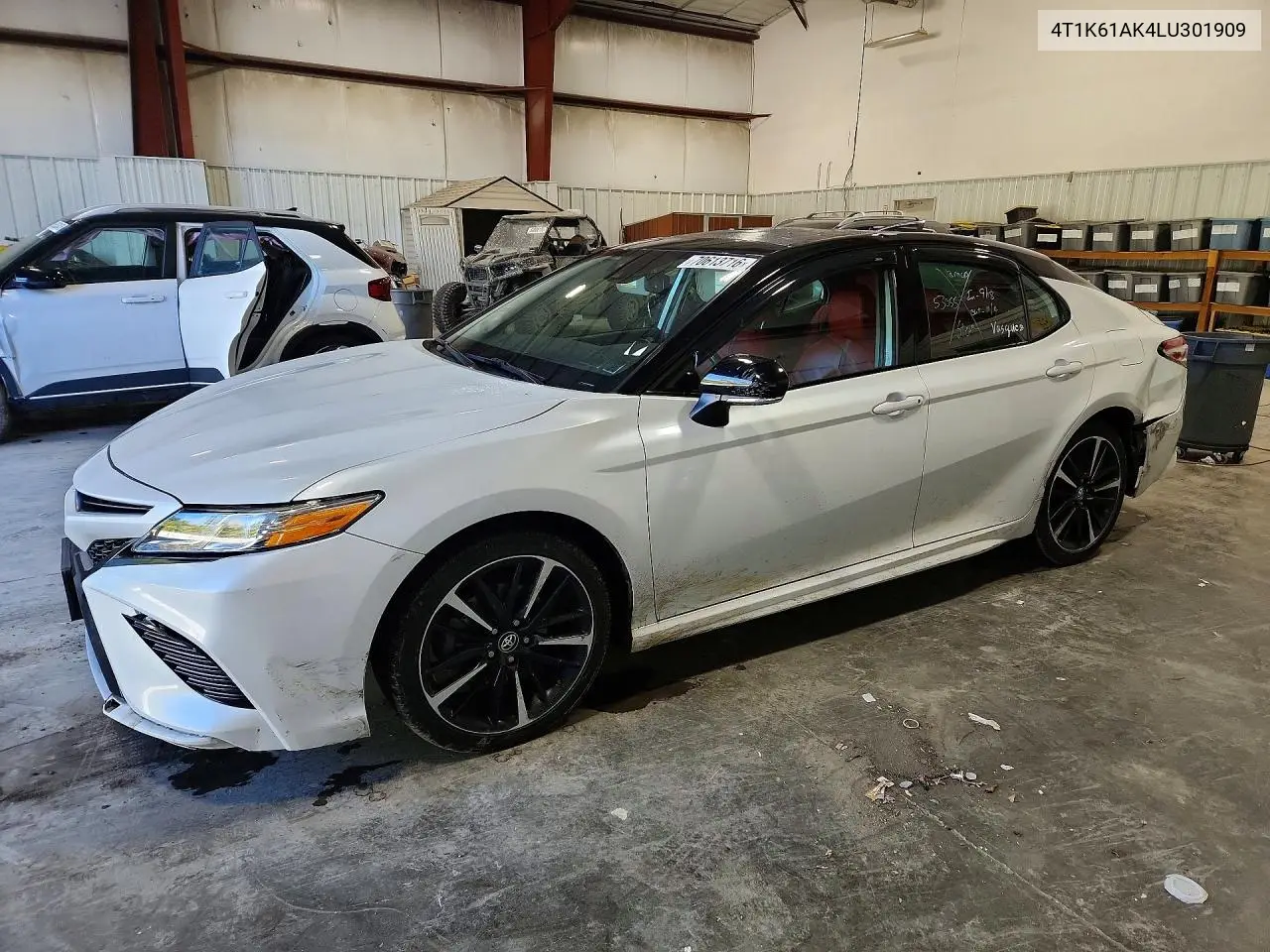TOYOTA CAMRY 2020, VIN 4T1K61AK4LU301909