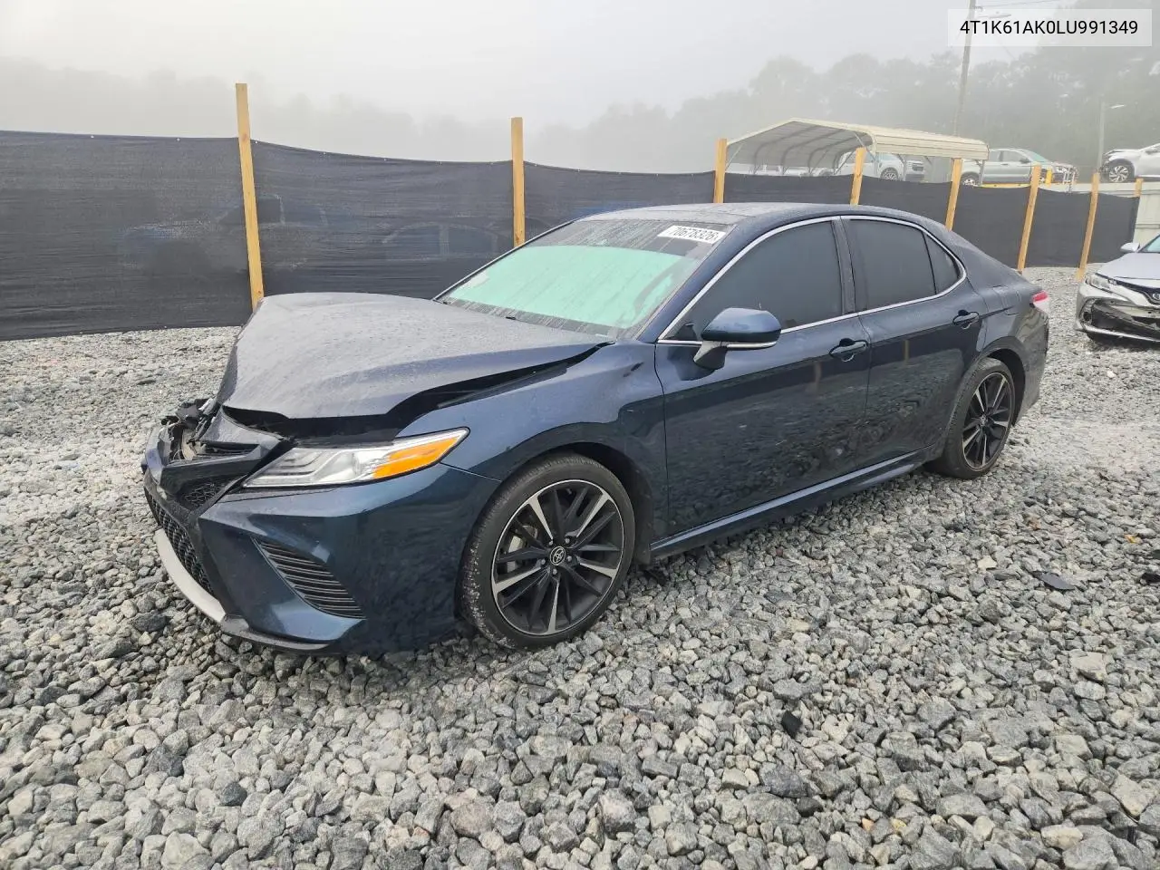TOYOTA CAMRY 2020, VIN 4T1K61AK0LU991349