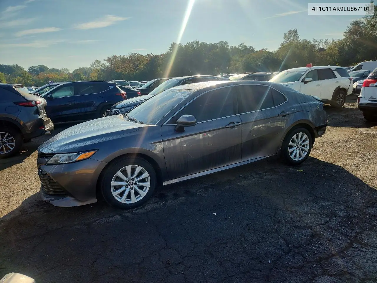 TOYOTA CAMRY 2020, VIN 4T1C11AK9LU867101