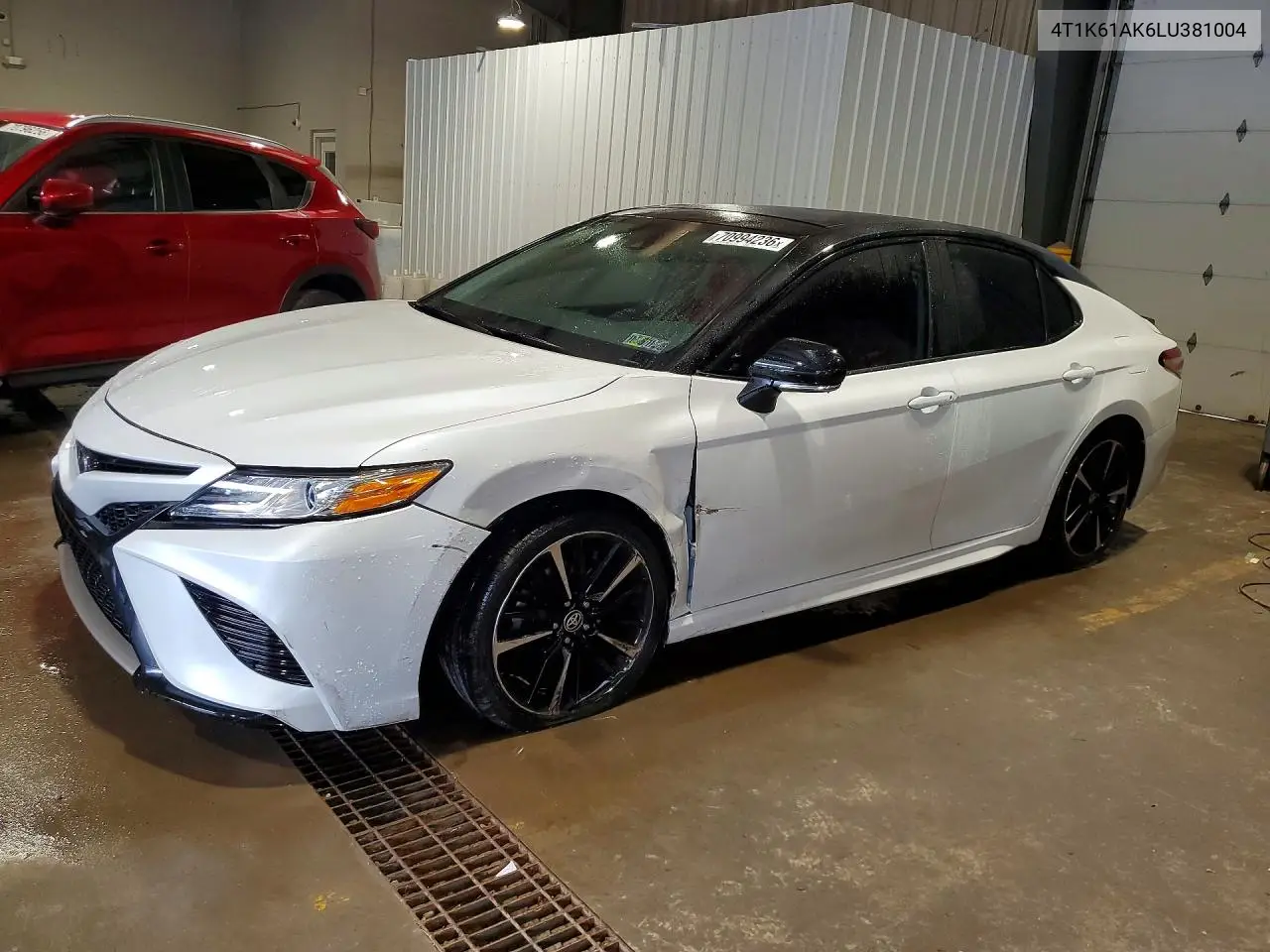 TOYOTA CAMRY 2020, VIN 4T1K61AK6LU381004