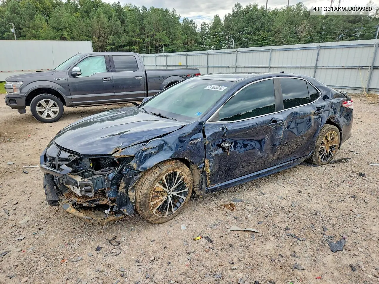 TOYOTA CAMRY 2020, VIN 4T1G31AK9LU009980