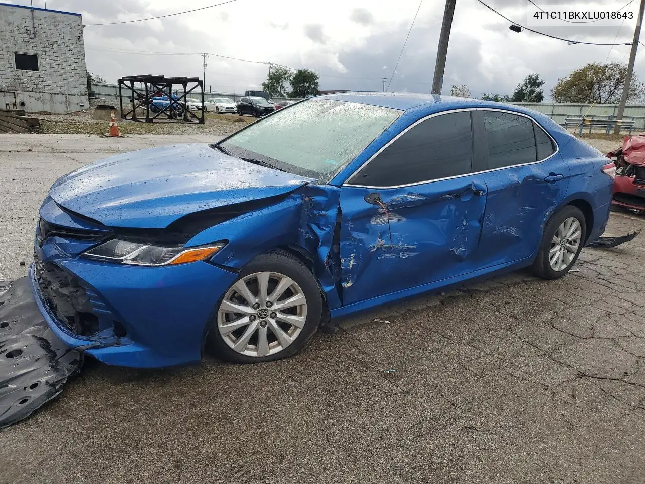 TOYOTA CAMRY 2020, VIN 4T1C11BKXLU018643