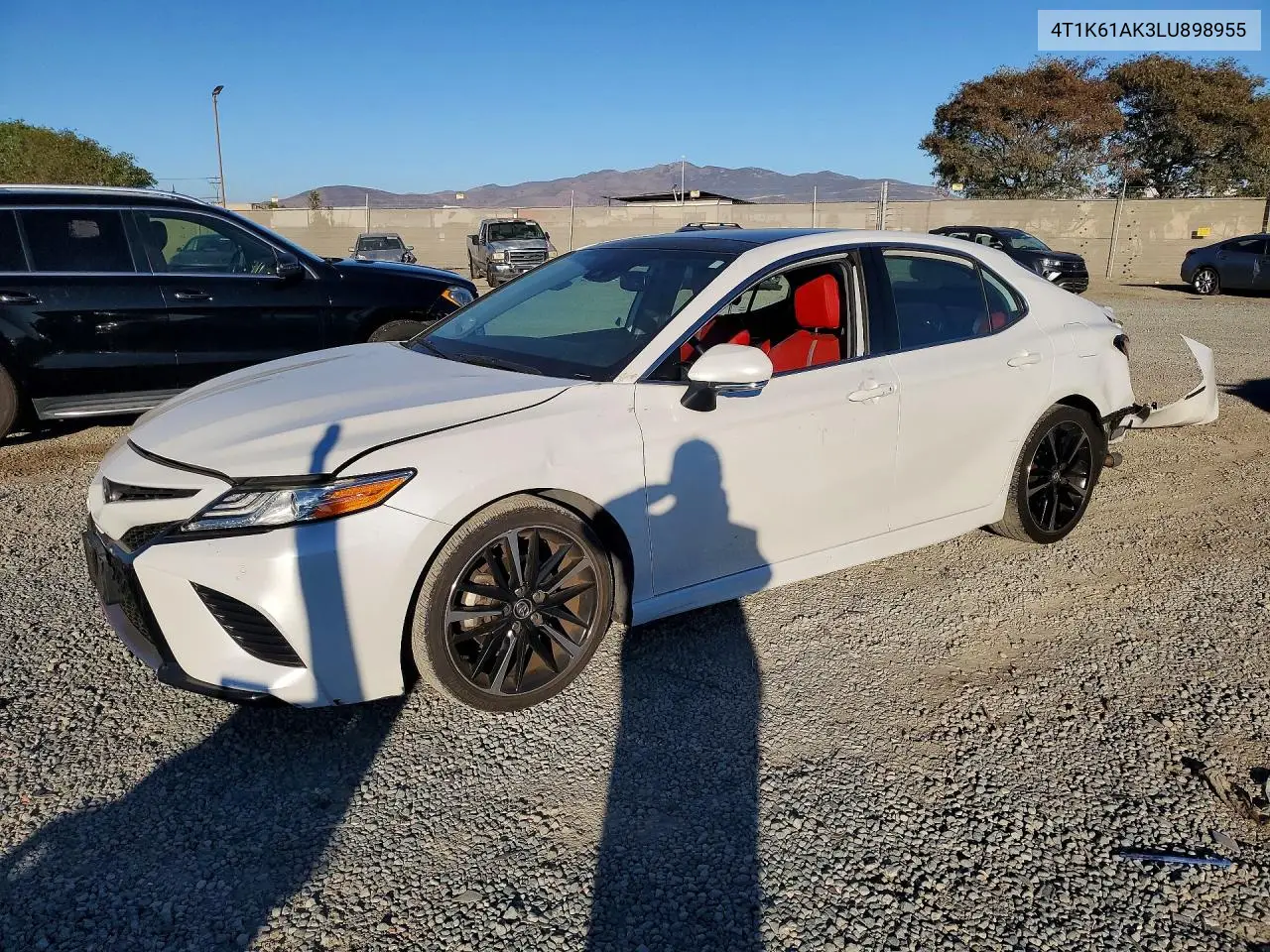 TOYOTA CAMRY 2020, VIN 4T1K61AK3LU898955