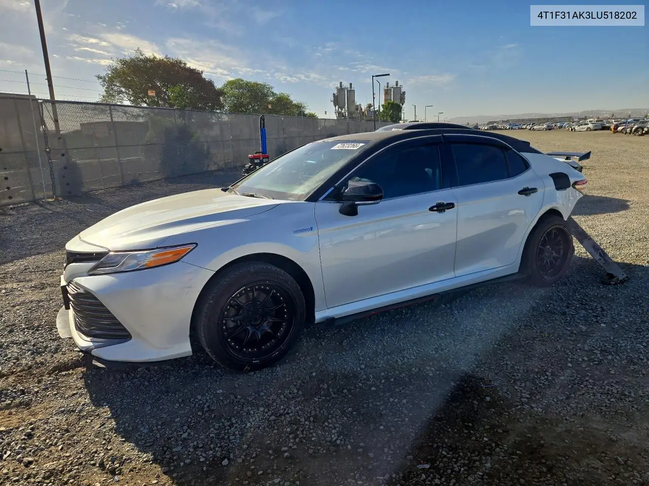 TOYOTA CAMRY 2020, VIN 4T1F31AK3LU518202
