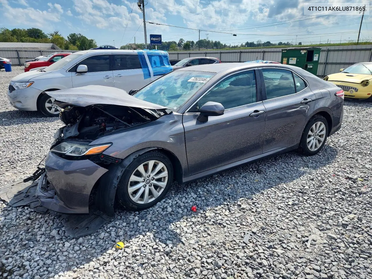 TOYOTA CAMRY 2020, VIN 4T1C11AK6LU871865