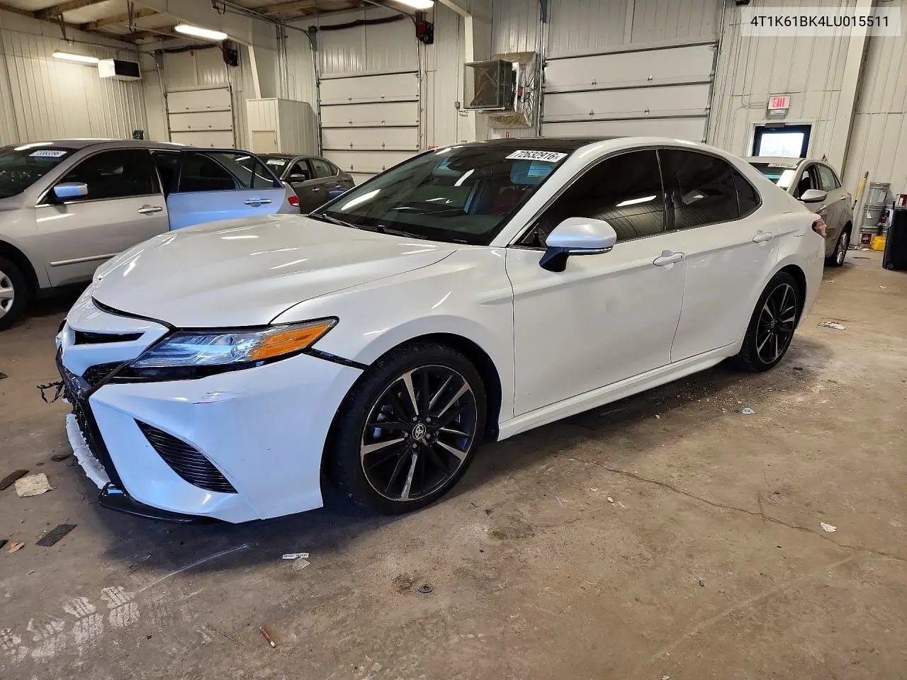 TOYOTA CAMRY 2020, VIN 4T1K61BK4LU015511