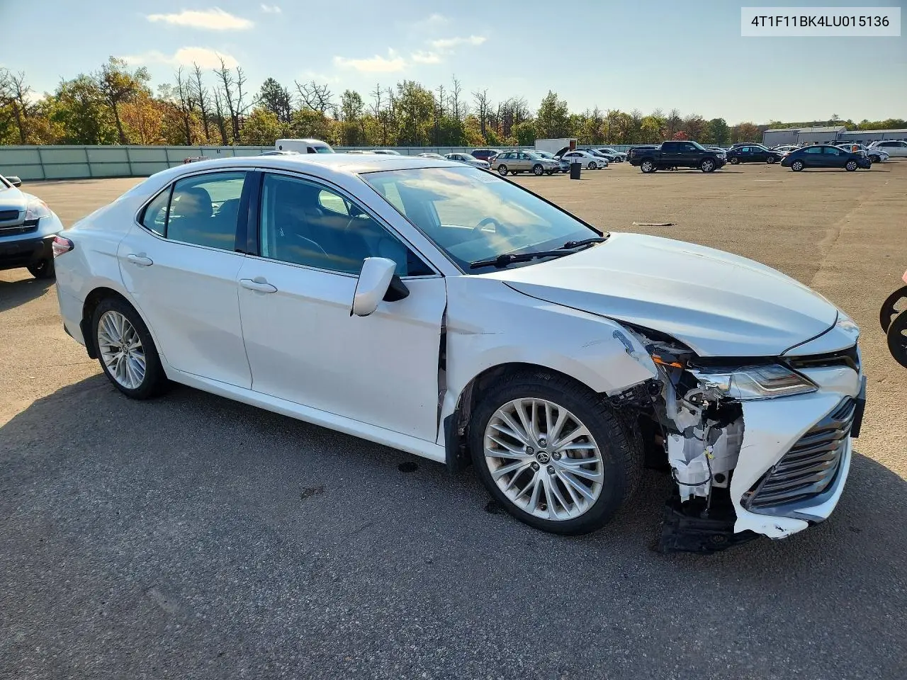 2020 TOYOTA CAMRY VIN 4T1F11BK4LU015136 — фото 4