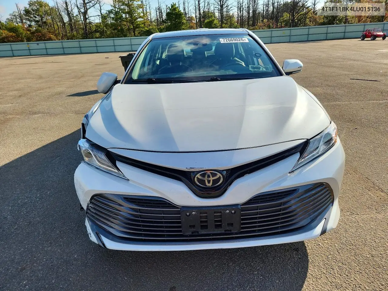 2020 TOYOTA CAMRY VIN 4T1F11BK4LU015136 — фото 5