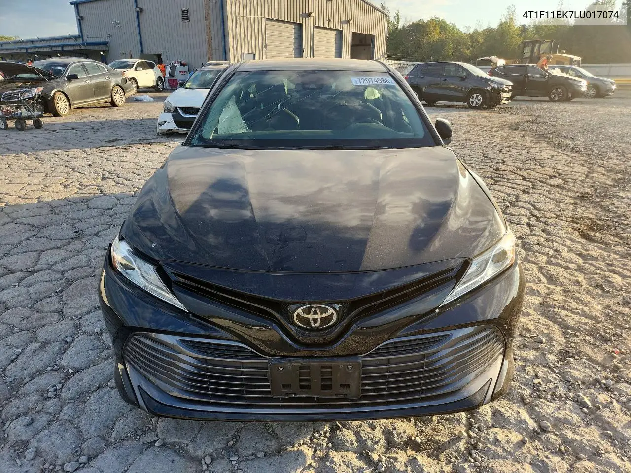 2020 TOYOTA CAMRY VIN 4T1F11BK7LU017074 — фото 5