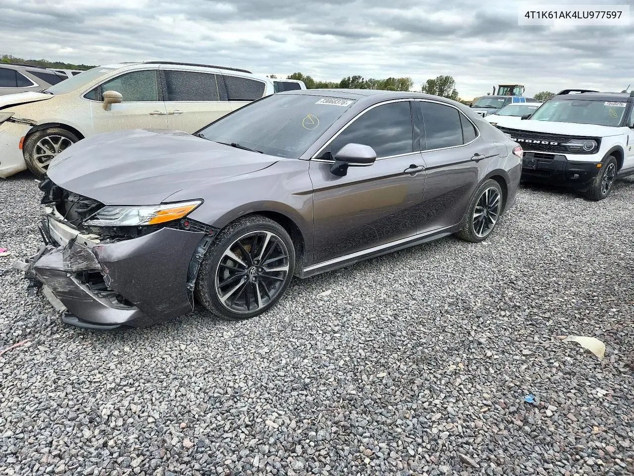 TOYOTA CAMRY 2020, VIN 4T1K61AK4LU977597