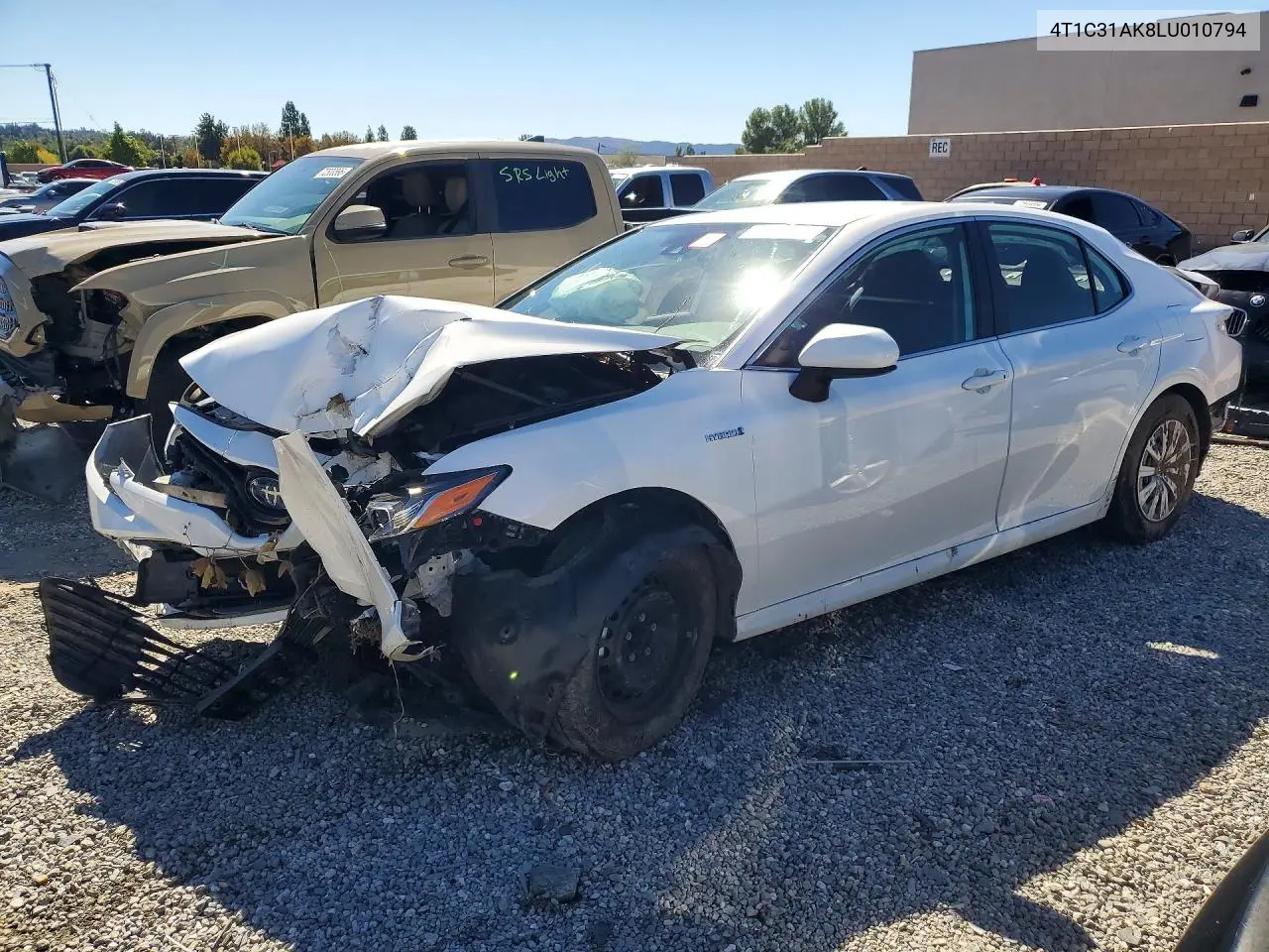 TOYOTA CAMRY 2020, VIN 4T1C31AK8LU010794
