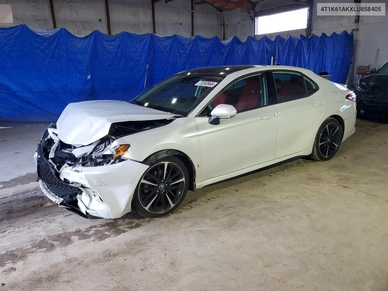 TOYOTA CAMRY 2020, VIN 4T1K61AKXLU858405