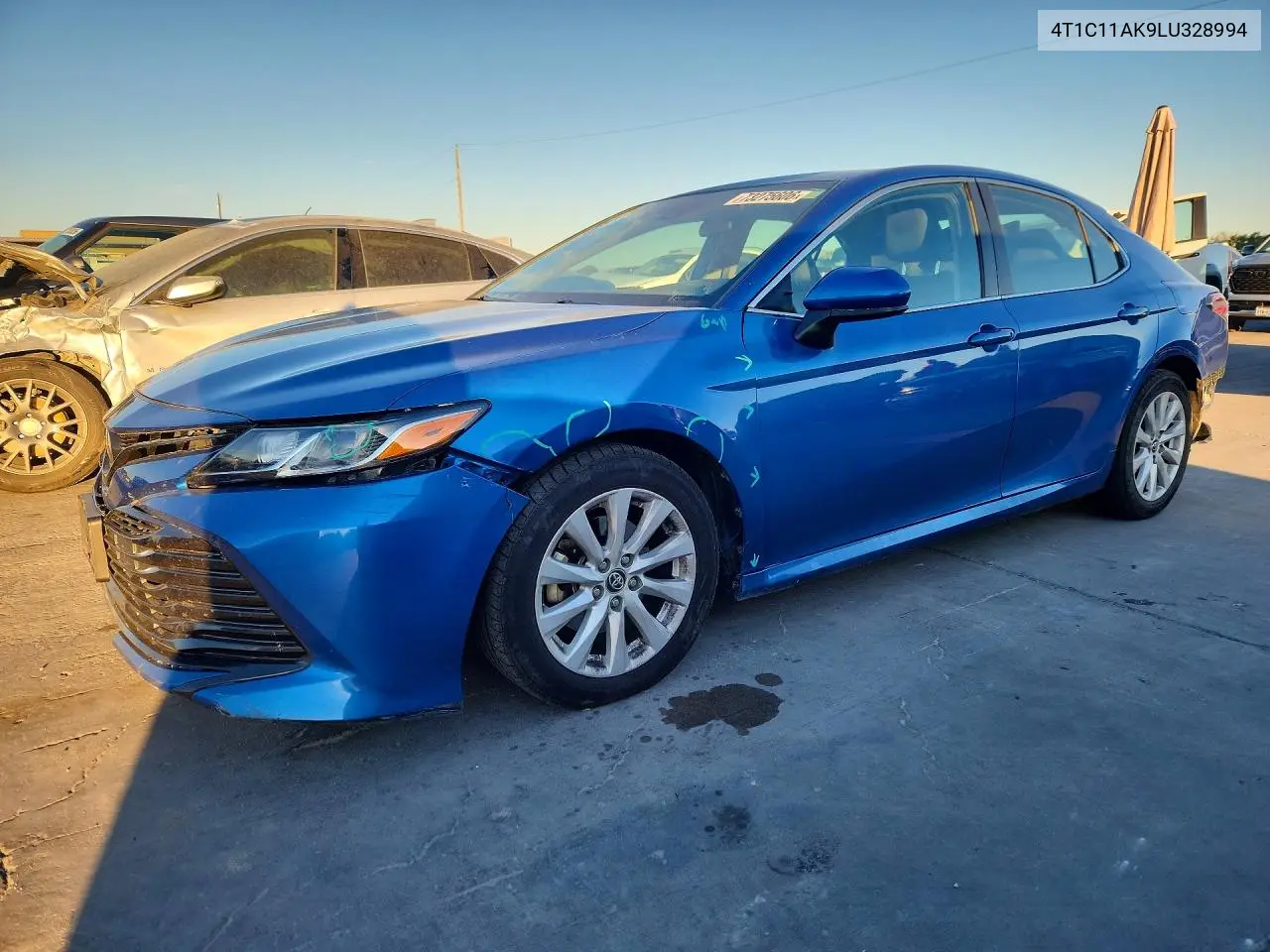 TOYOTA CAMRY 2020, VIN 4T1C11AK9LU328994