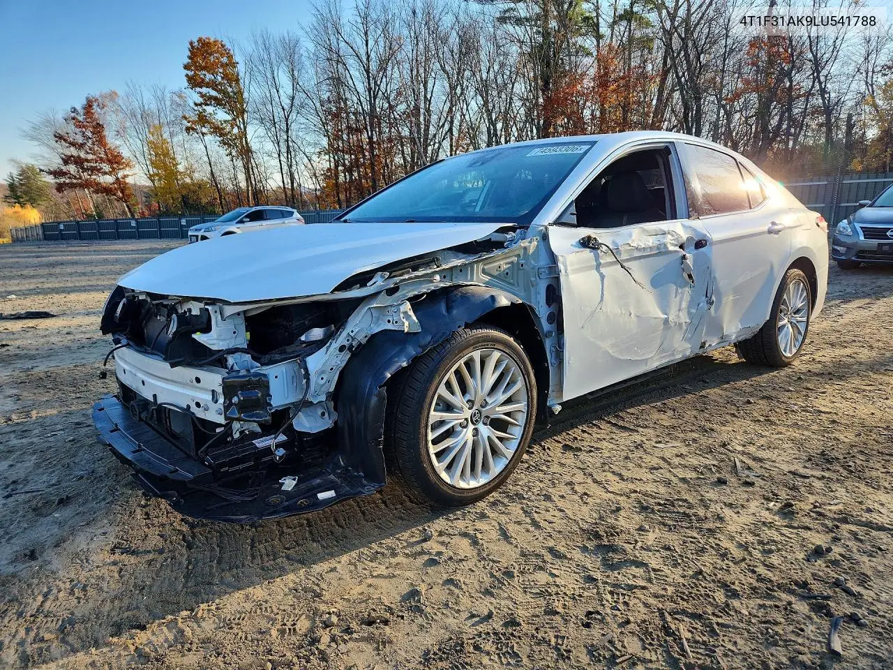 TOYOTA CAMRY 2020, VIN 4T1F31AK9LU541788