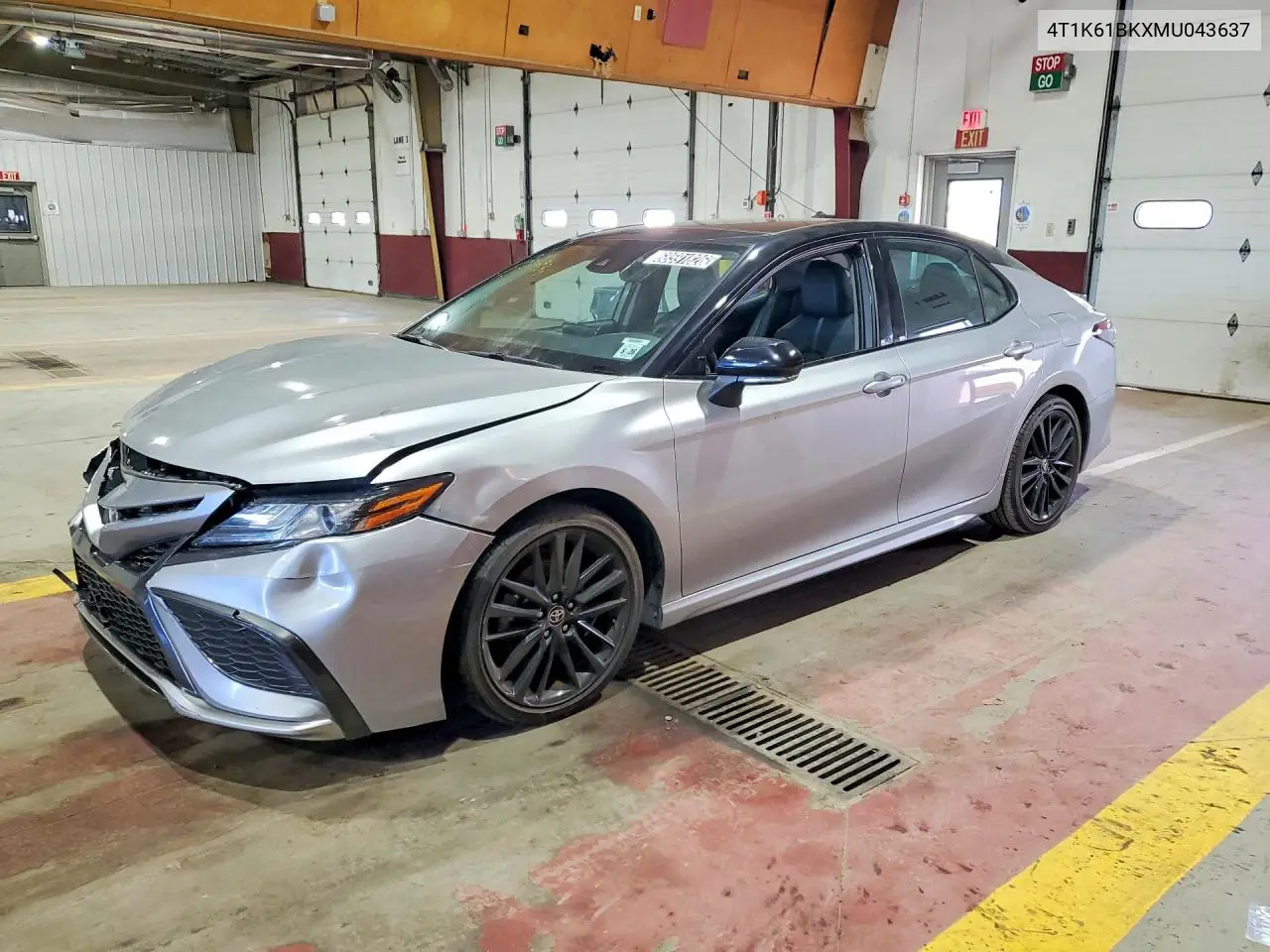 TOYOTA CAMRY 2021, VIN 4T1K61BKXMU043637