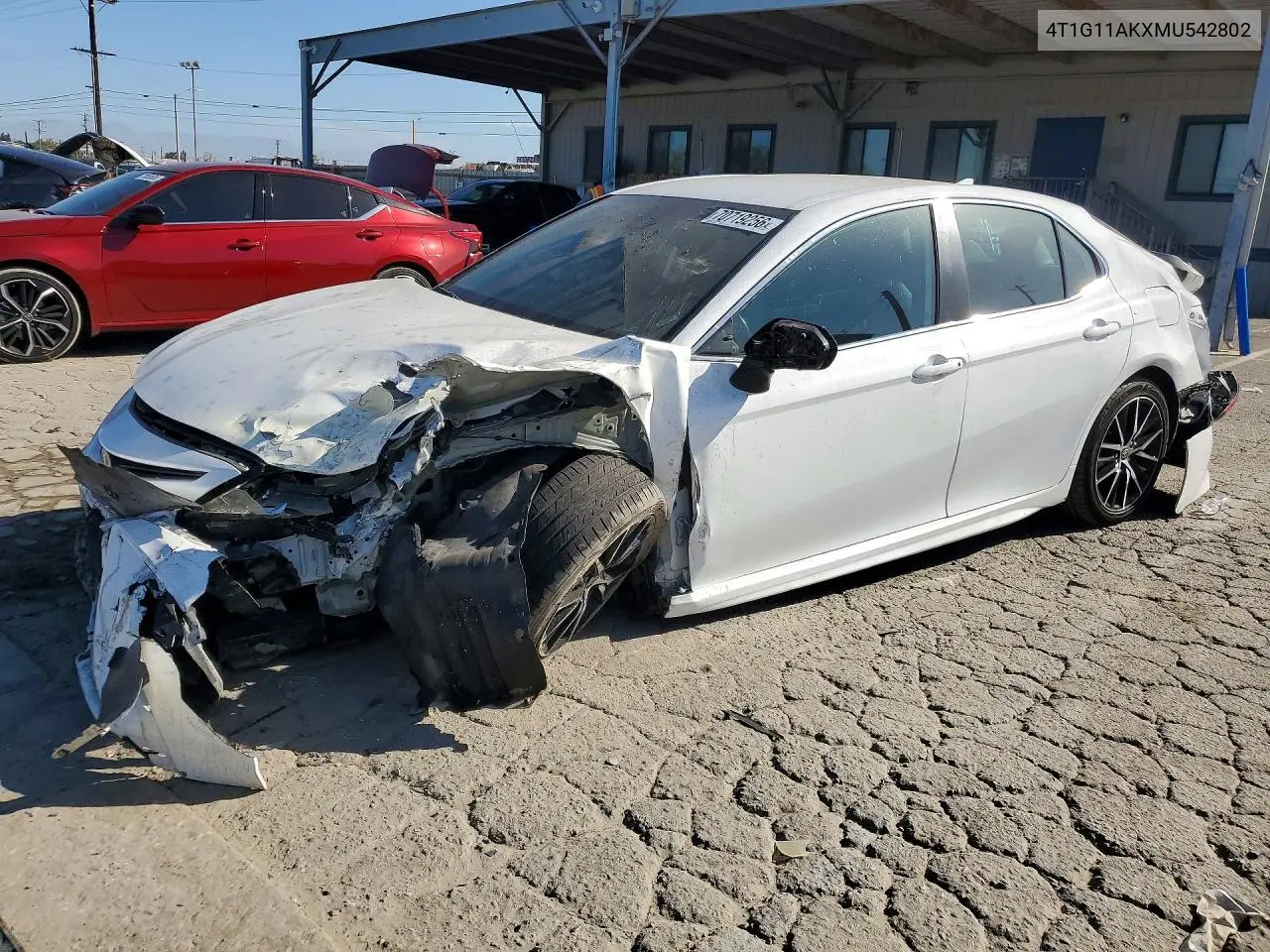 TOYOTA CAMRY 2021, VIN 4T1G11AKXMU542802