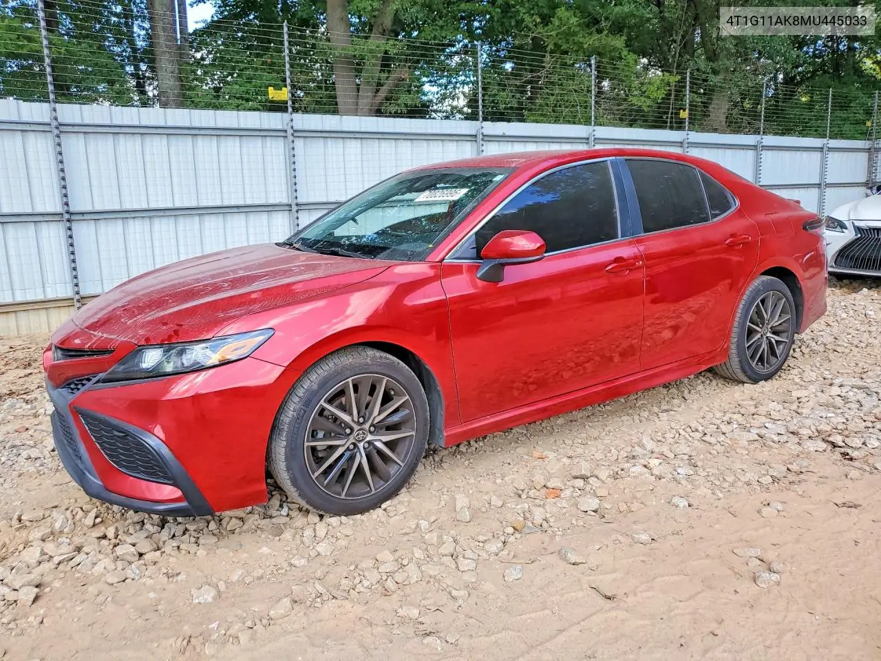 TOYOTA CAMRY 2021, VIN 4T1G11AK8MU445033