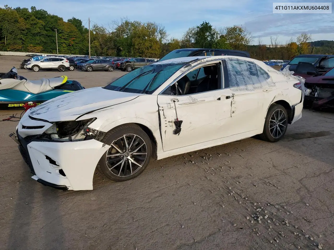 TOYOTA CAMRY 2021, VIN 4T1G11AKXMU604408