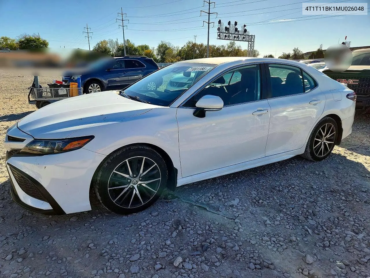 TOYOTA CAMRY 2021, VIN 4T1T11BK1MU026048