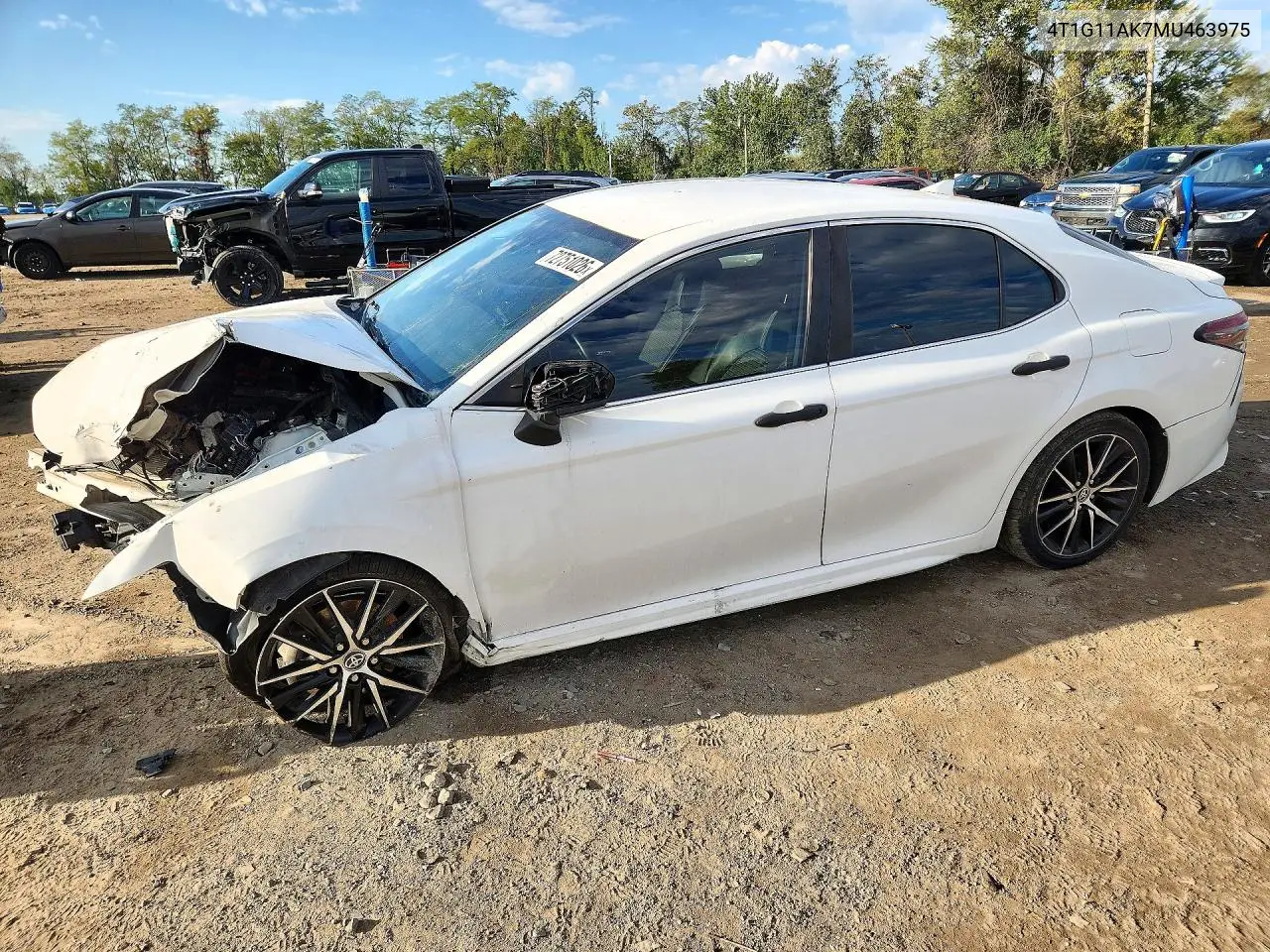 TOYOTA CAMRY 2021, VIN 4T1G11AK7MU463975