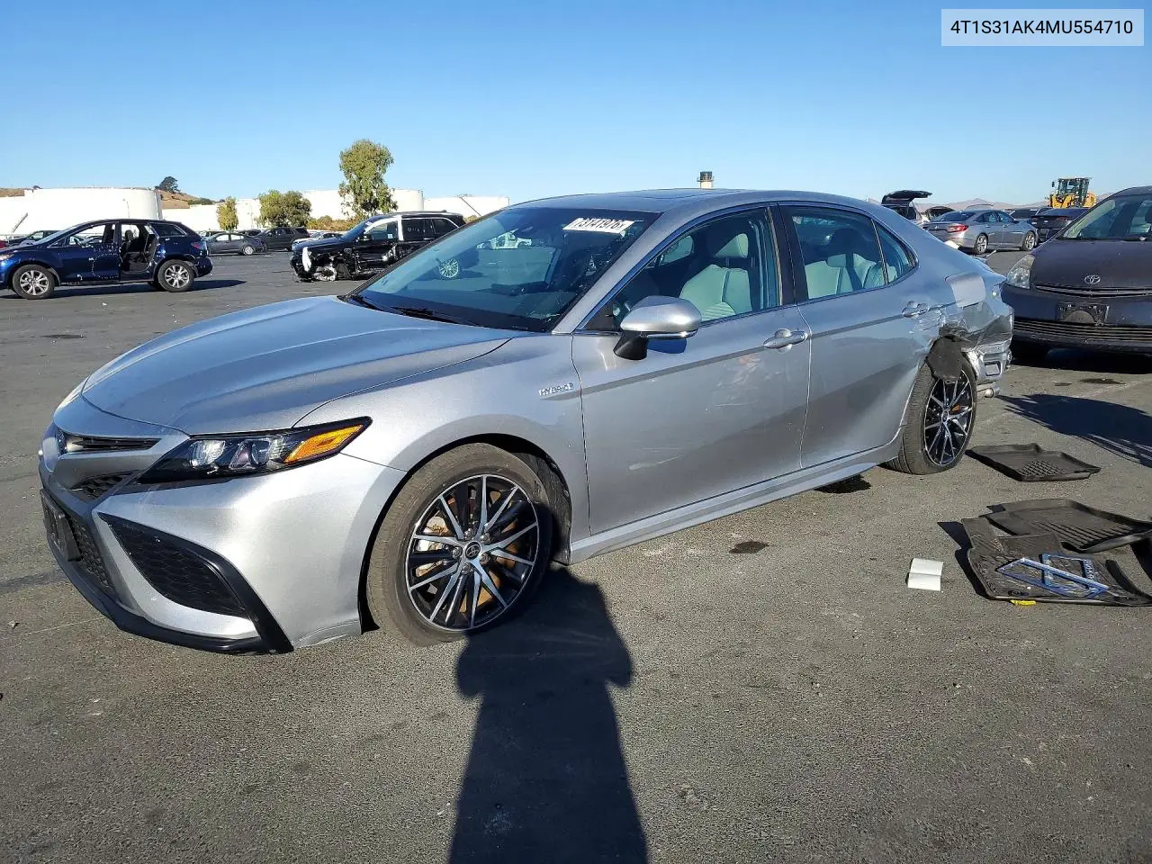TOYOTA CAMRY 2021, VIN 4T1S31AK4MU554710